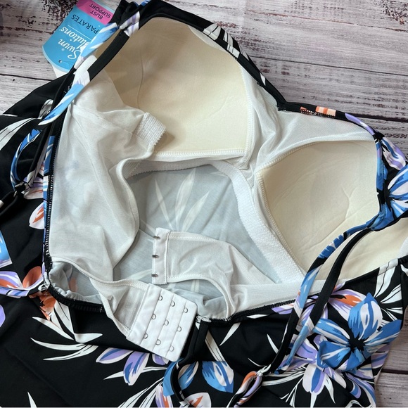 Swim Solutions Swim Top with Bust Support - Picture 6 of 6